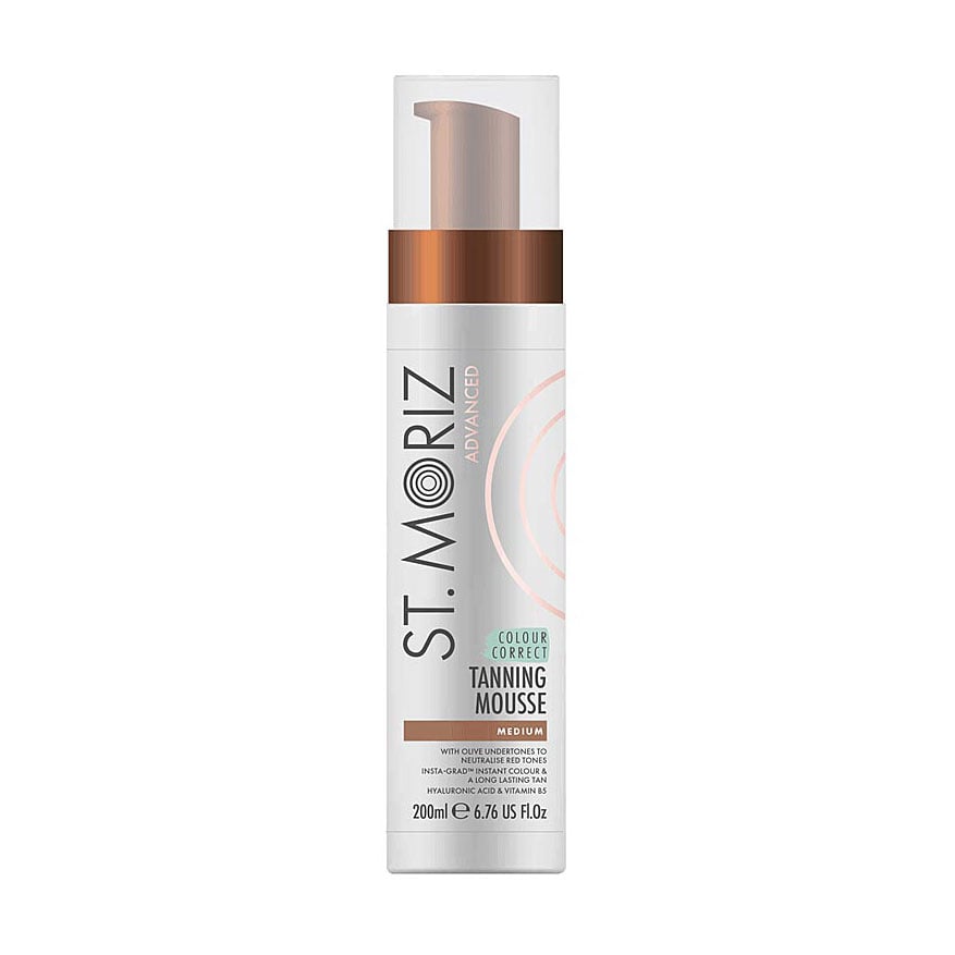 Автобронзат-мус для середньої шкіри St. Moriz Advanced Colour Correcting Tanning Mousse Medium, 200 мл