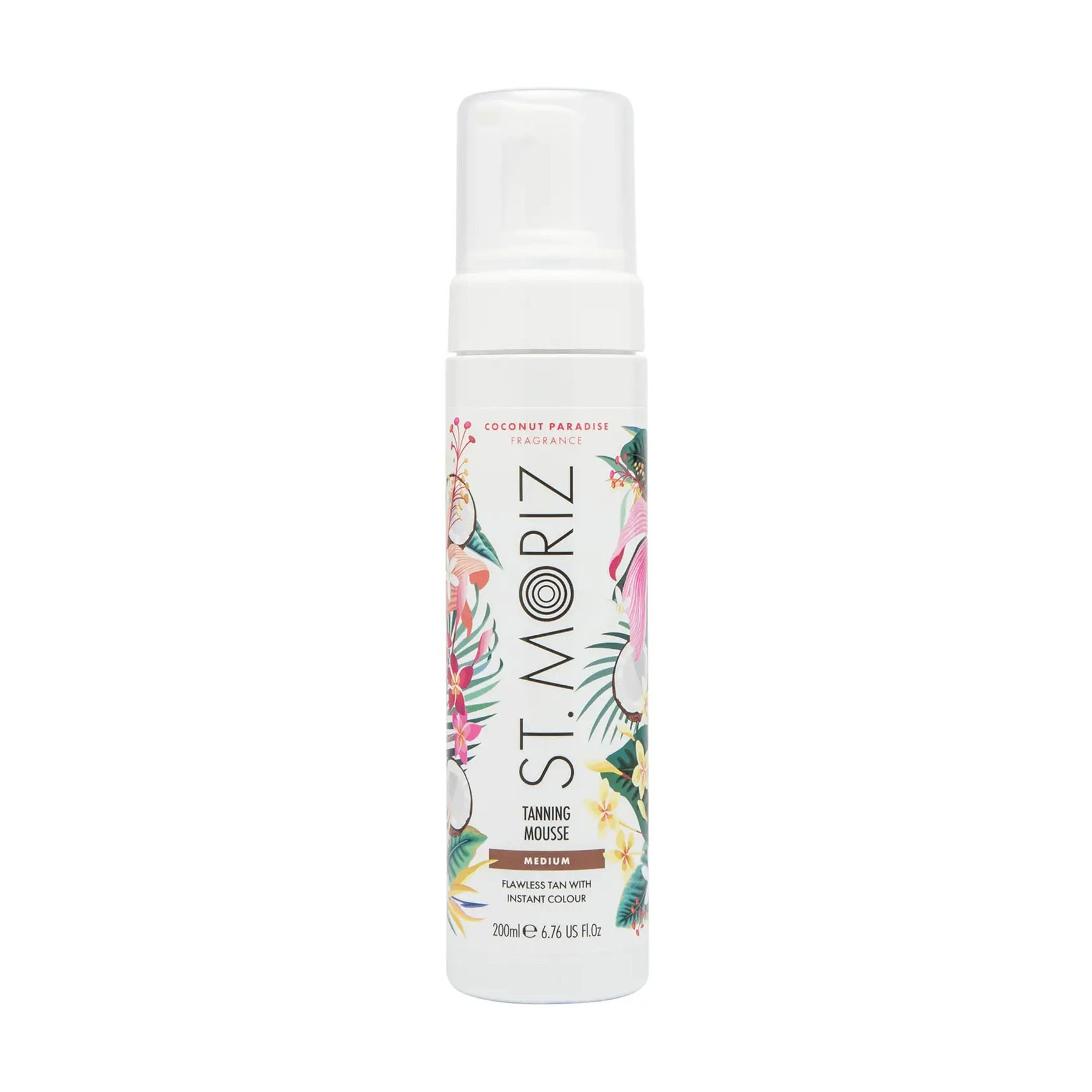Автобронзат-мус для тіла St. Moriz Tanning Mousse Medium Coconut Paradise Fragrance, 200 мл